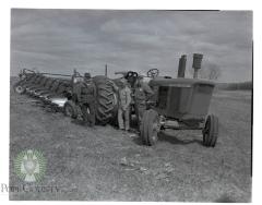  Forest Engerbretson and his new tractor