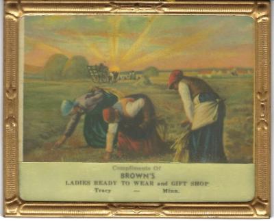 Advertisement for Brown's Ladies Wear and Gift Shop, Tracy