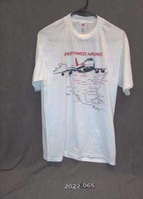 Shirt: Northwest Airlines Tee Shirt