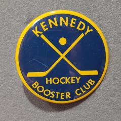 Pinback button: Kennedy Hockey Booster Club