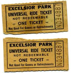 Excelsior Park Universal Ride Ticket