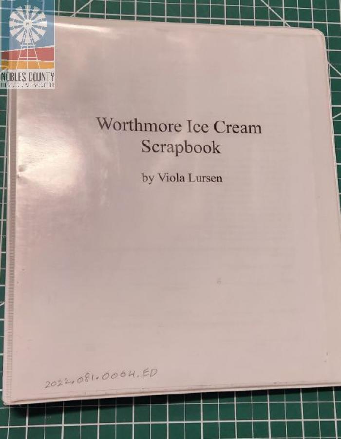 Worthmore Ice Cream Scrapbook