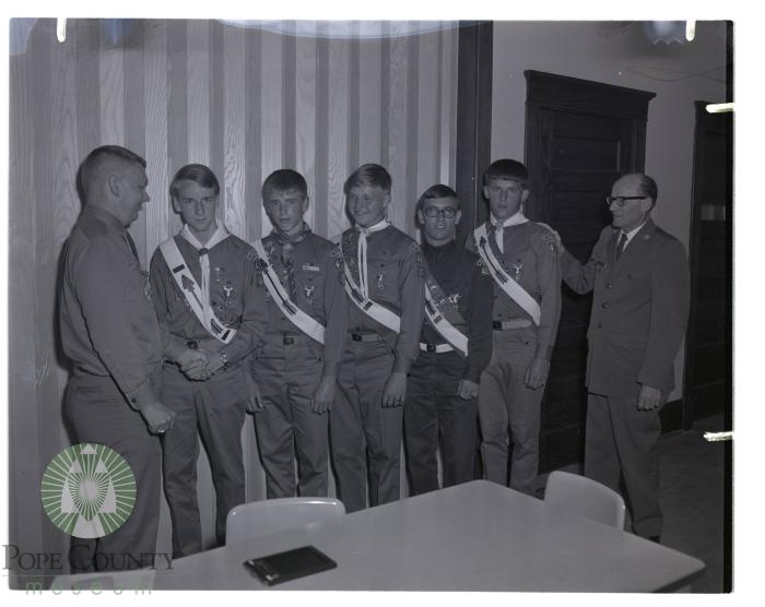 Glenwood Boy Scouts received Eagle Badges 
