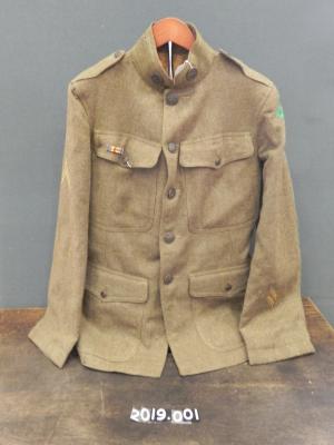 U.S. Army uniform blouse Jacket, WW1 (WWl)