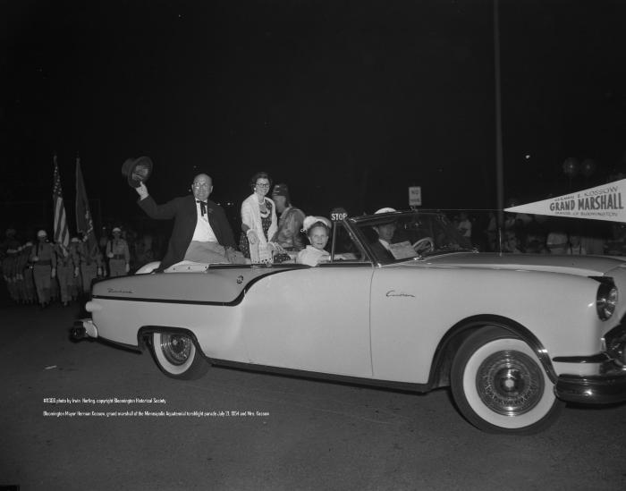 Photo: Aquatennial parade 1954 