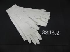 Gloves, women's white evening