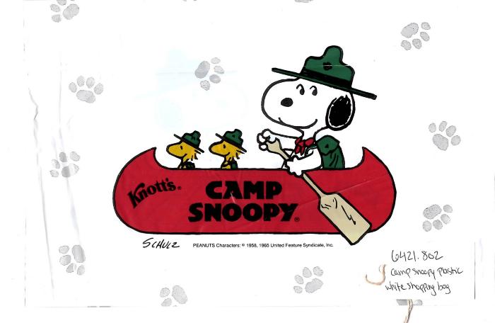 Bag: Plastic Camp Snoopy