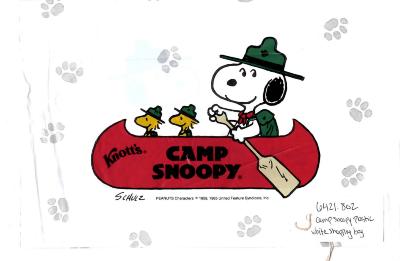 Bag: Plastic Camp Snoopy