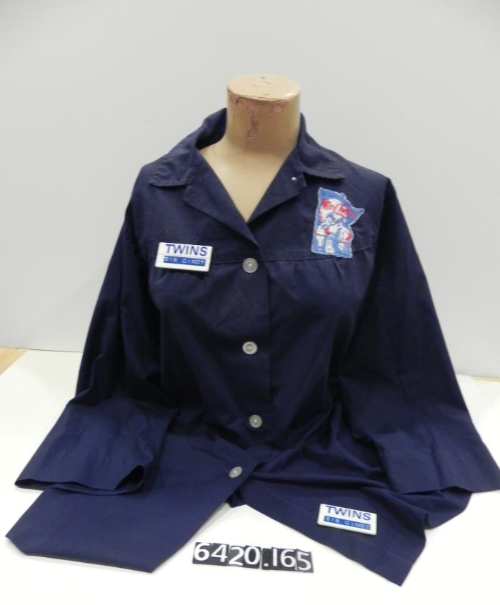 Uniform shirt: MN Twins concession stand