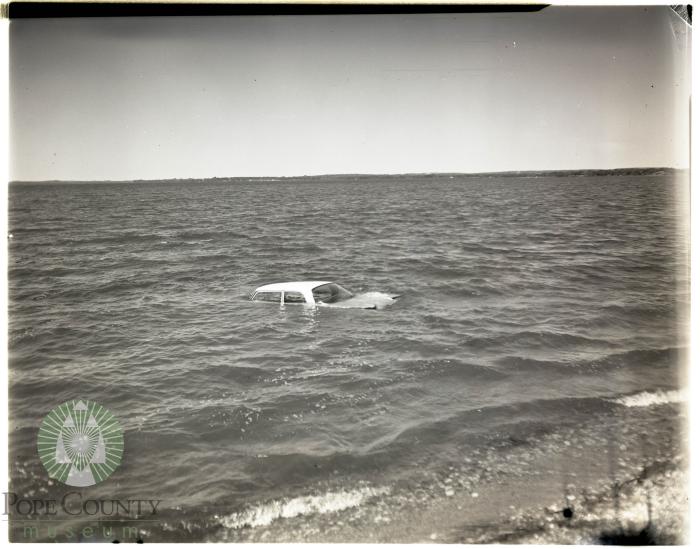 Joe Wersinger's Ford sunk in Lake Minnewaska