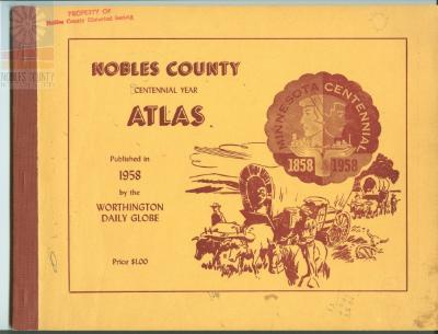 1958 Atlas of Nobles County Minnesota