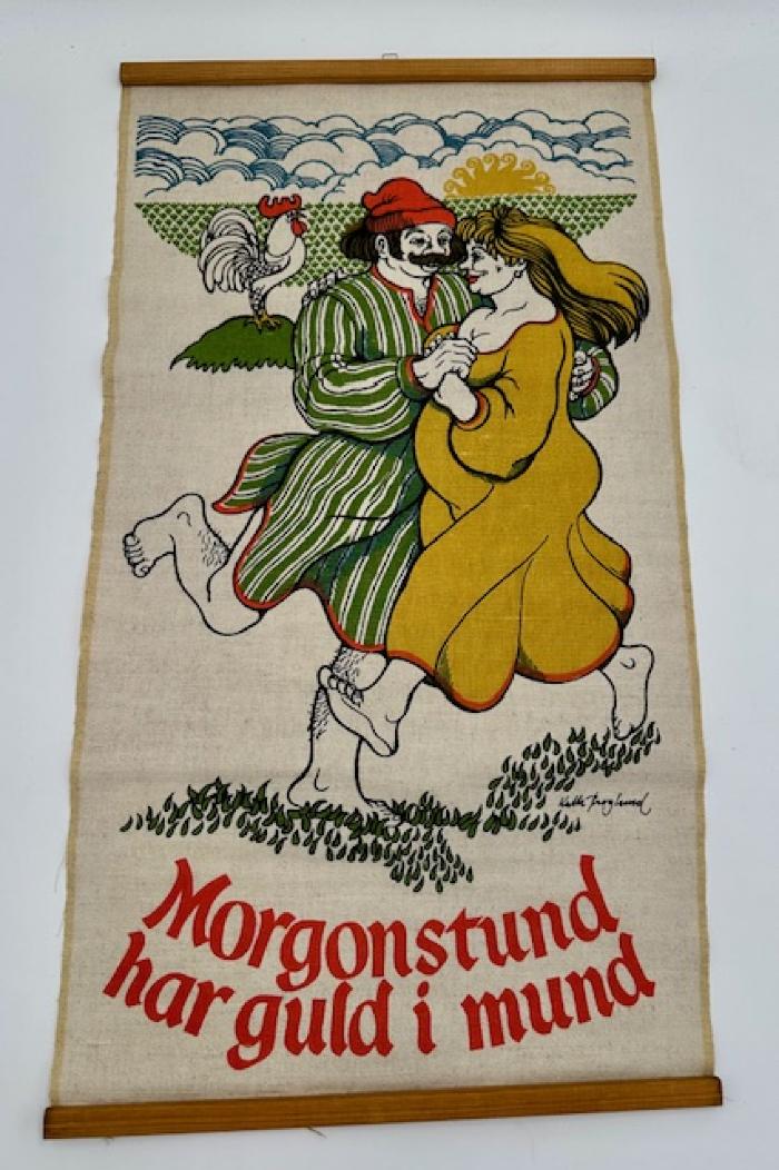 Morgonstund Har Guld I Mund: Wall Hanging