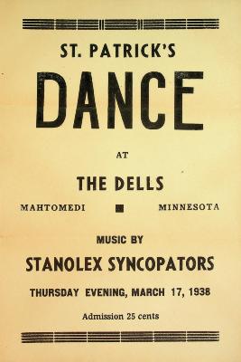 1938 St. Patrick's Dance at The Dells, Mahtomedi