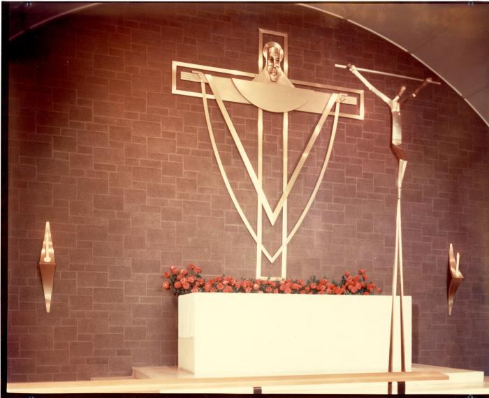 Two Crosses, Christus Rex and Crucifix, St. George's Episcopal Church, St. Louis Park, Minnesota
