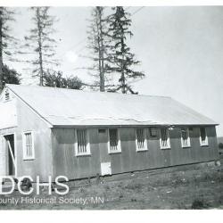 Photograph chicken coop on the Mosher-Halla farm