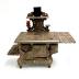 Kenton Brand Cast Iron Toy Stove: Doll Furniture