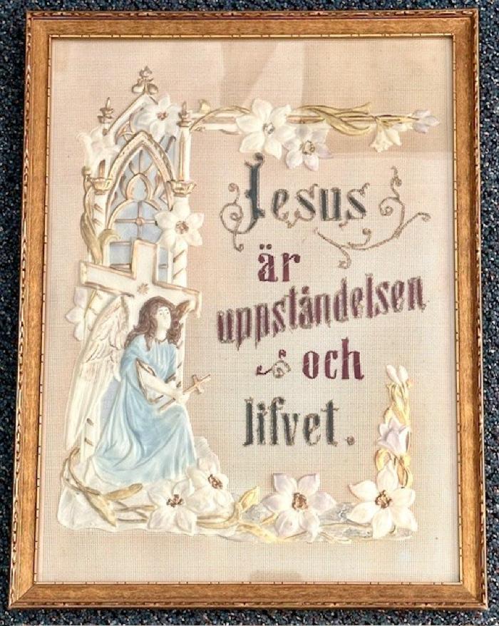 Jesus ar Uppståndelsen och Lifvet: Wall Hanging