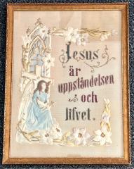 Jesus ar Uppståndelsen och Lifvet: Wall Hanging