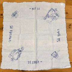 Sa Yster, Vi Ost, Sa Kjerner, Vi Smör: Tablecloth