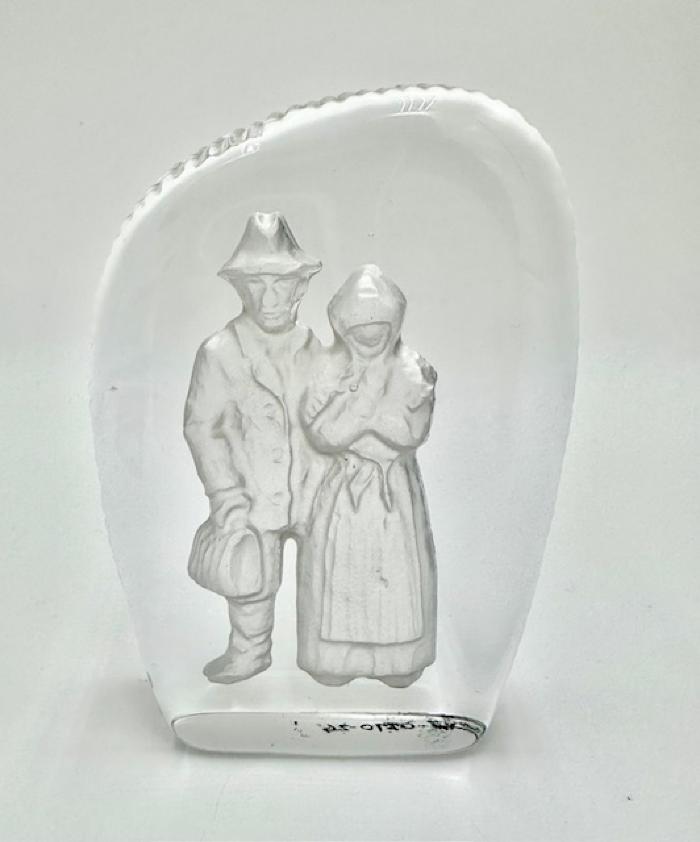 The Emigrants: Glass Sculpture