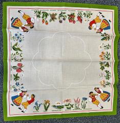 Swedish Provincial Flowers: Tablecloth