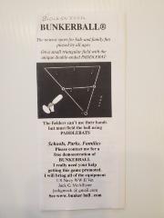Instruction Pamphlet for Bunker Ball, 2017