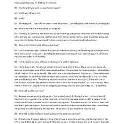 Edith Anderson Oral History