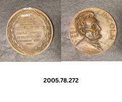 Paperweight - Lincoln Essay Medal awarded to Arnold Thompson
