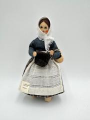 Knitting Woman: Doll