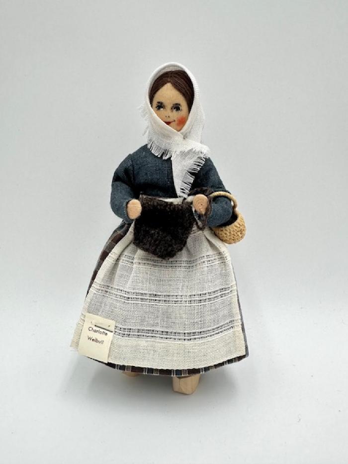 Knitting Woman: Doll