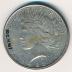 1-1/2" Diameter Silver Embossed "Peace" Coin - Coller Family Collection, Shakopee, 1922