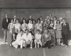 Saint Peter High School Class of 1939 reunion, 1974.