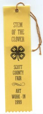 4-H Commemorative Ribbon, 1999