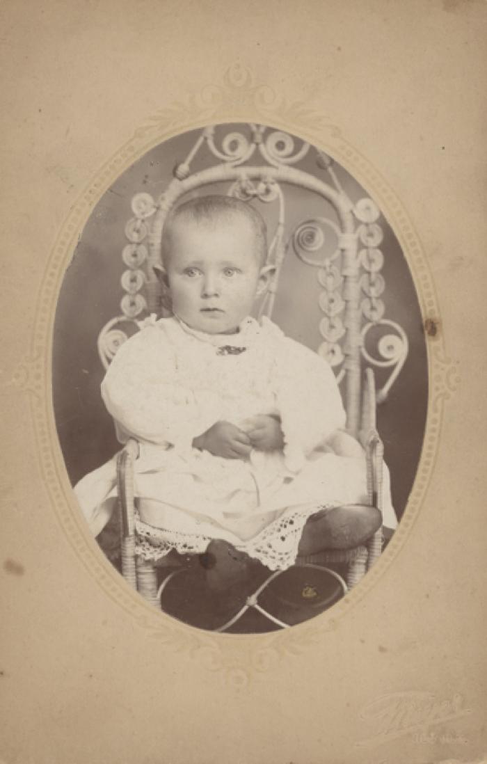 Philip Anton as a baby
