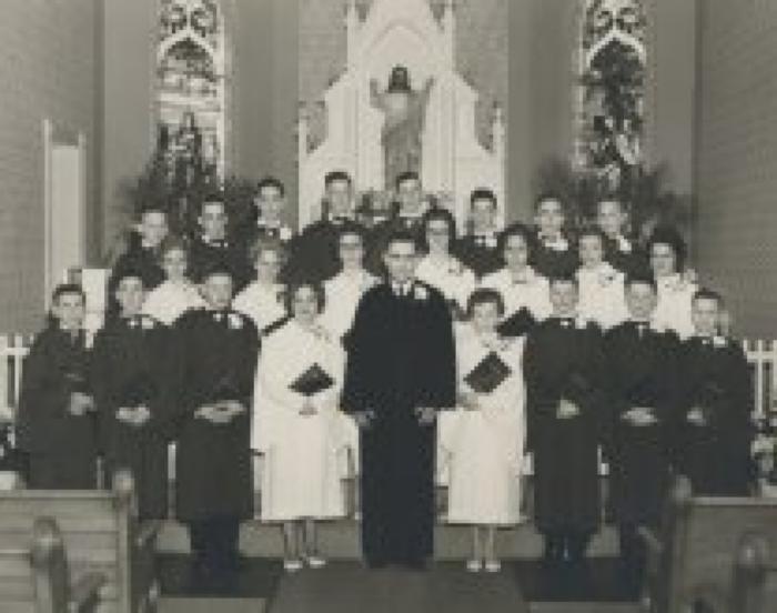 Trinity Lutheran Church Confirmation Class, 1962