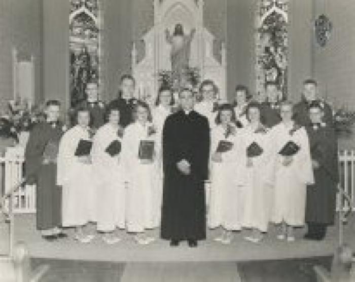 Trinity Lutheran Church Confirmation Class, 1958