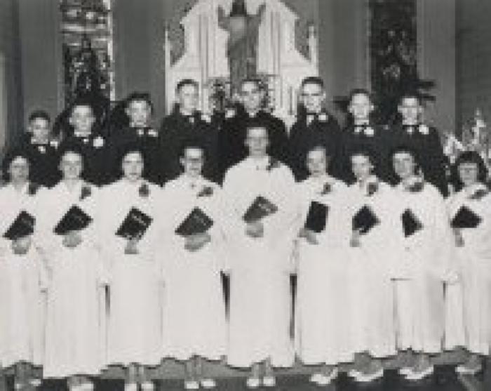 Trinity Lutheran Church Confirmation Class, 1959