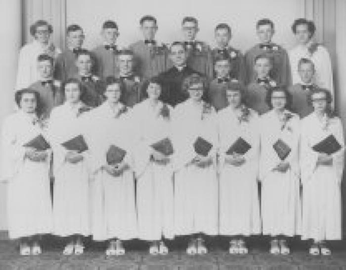 Trinity Lutheran Church Confirmation Class, 1950