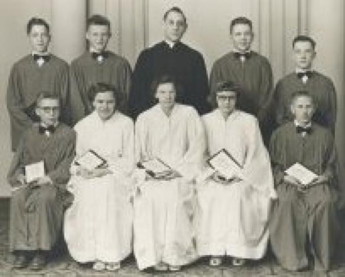 Trinity Lutheran Church Confirmation Class, 1952