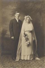 Wedding photo of Thimmie Bergstrom and Clara Quist