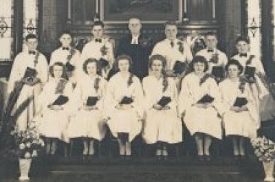 1945 Bernadotte Lutheran Confirmation