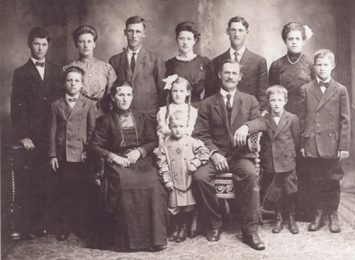 The Carl and Christina Eisenacher Ulrich family.