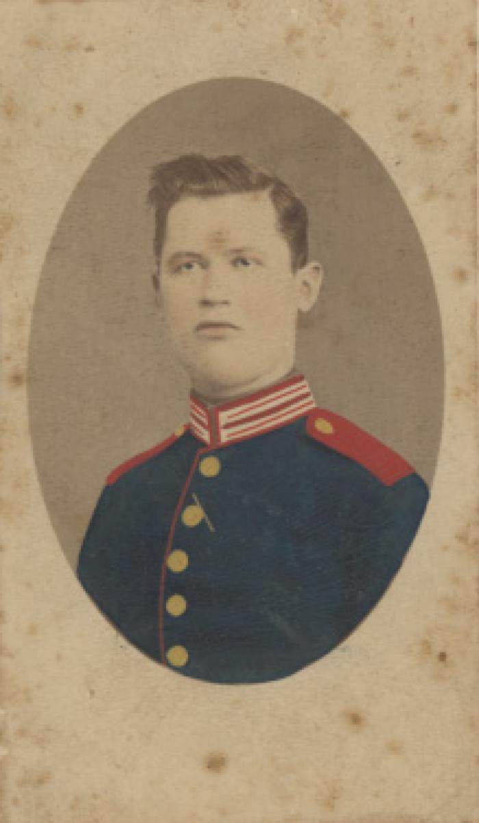 Carl Wilhelm Ulrich, in a military uniform, Germany.