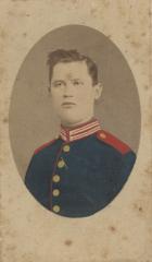 Carl Wilhelm Ulrich, in a military uniform, Germany.