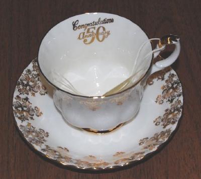 50th Anniversary Tea Cup