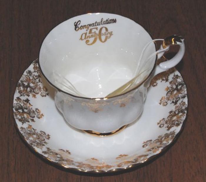 50th Anniversary Tea Cup