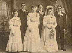 Otto and Bertha Bohlen Wedding