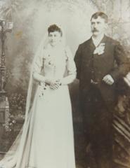 wedding photo of Anna Otto and August Freitag, Jr.