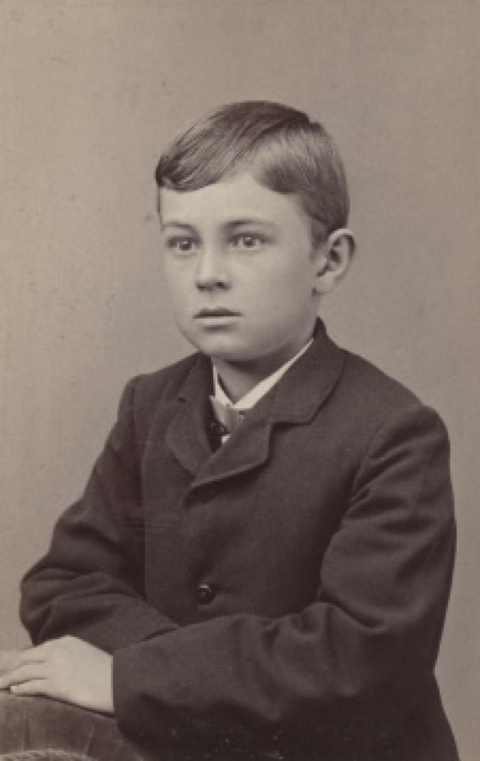 Charles H. Clark as a boy