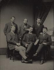 James Clark with a group of men